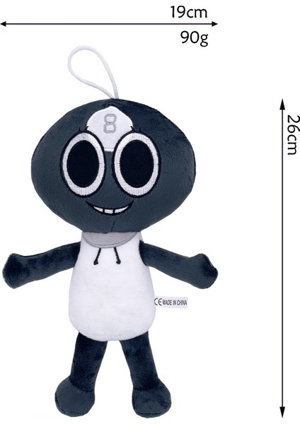 Karikatür Iyi Şanslar Ilginç Peluş Oyuncaklar Shanhaijing Parodi Bebek Bebekler (Yurt Dışından)