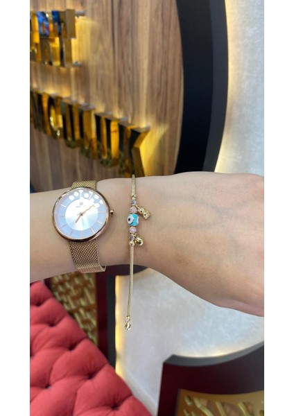 Nazar Boncuk ve Figürlü Altın Bileklik fiyatları