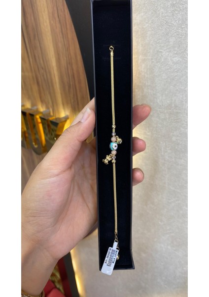 Nazar Boncuk ve Figürlü Altın Bileklik indirimleri