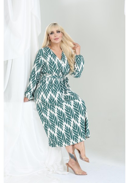 Bürümcük Elbise Belden Oturtma Lastikli Yazlık Desenli 2xl - 6xl fırsatları