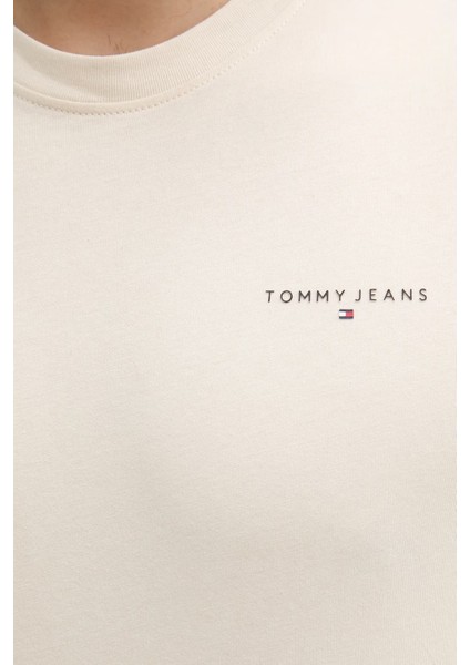 % 100 Pamuk Slim Fit Bisiklet Yaka Logolu T Shirt Erkek T Shirt DM0DM21780 Ach indirimleri