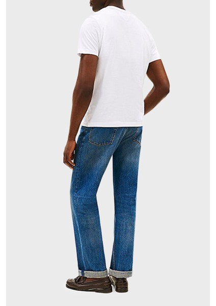 % 100 Pamuk Regular Fit Bisiklet Yaka Logolu T Shirt Erkek T Shirt MW0MW39355 Ybr modelleri
