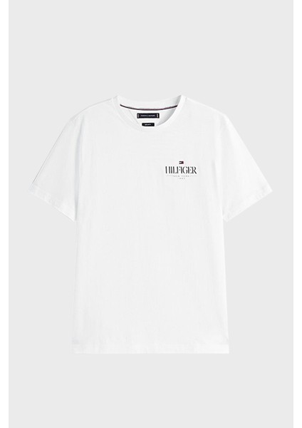 % 100 Pamuk Regular Fit Bisiklet Yaka Logolu T Shirt Erkek T Shirt MW0MW39355 Ybr indirimleri