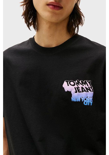 Pamuklu Regular Fit Bisiklet Yaka Sırtta Logo Detaylı T Shirt Erkek T Shirt DM0DM21589 Bds fırsatları