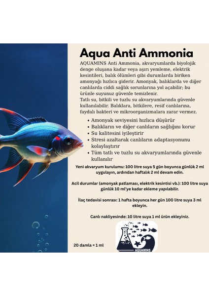 Beta Balığı Bakım Seti – Akvaryum Su Düzenleyici, Amonyak Giderici ve Renk Desteği (3X100 Ml)