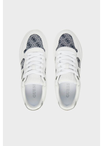Happy4 4g Logolu Kalın Tabanlı Sneaker Ayakkabı FLTHP4FAL12 Bayan Ayakkabı Flthp4 FAL12 Whblu