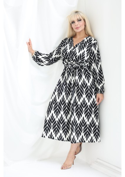 Bürümcük Elbise Belden Oturtma Lastikli Yazlık Desenli 2xl - 6xl modelleri
