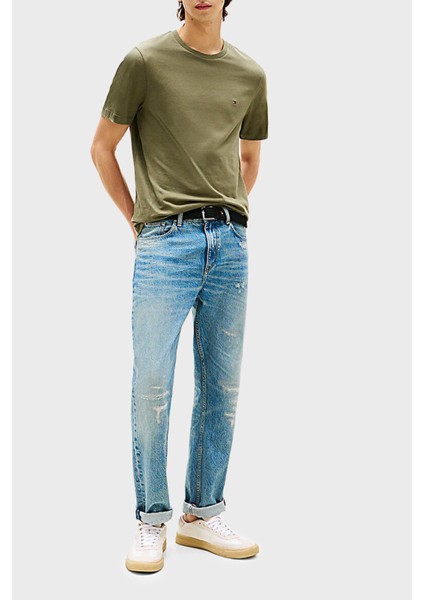 % 100 Pamuk Regular Fit Bisiklet Yaka T Shirt Erkek T Shirt MW0MW39995 Plı fiyatları