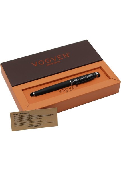 Vogven Marka Kişiye Özel Mat Touch Roller Kalem fırsatları