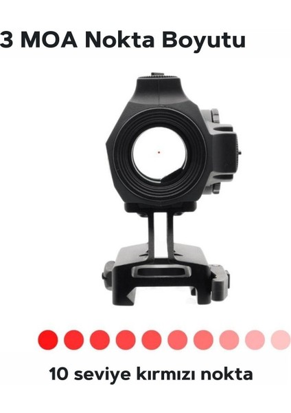 Maverick-Iv 1X20 Mini Rubber Armored Sop Siyah Red Dot Nişangah