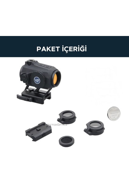 Maverick-Iv 1X20 Mini Rubber Armored Sop Siyah Red Dot Nişangah