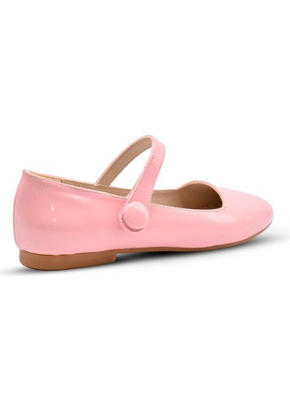 Floransa Kız Çocuk Küt Burun Pembe Renk Babet Ayakkabı fiyatları