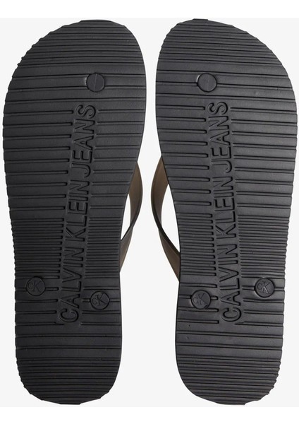 Calvin Klein Beach Monogram Erkek Parmak Arası Terlik Siyah fırsatları