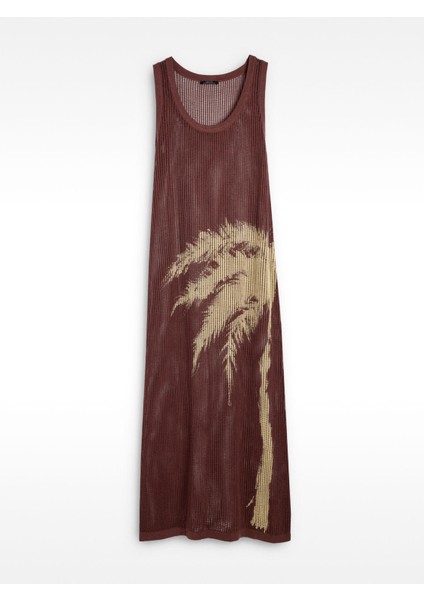 Palmiye Desenli Örme Elbise fiyatları