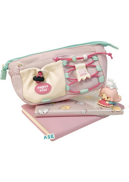 Retro Yabanmersini Fort Çerez Kalem Çantası Sevimli Yüksek Değer Kırtasiye Çanta (Yurt Dışından)