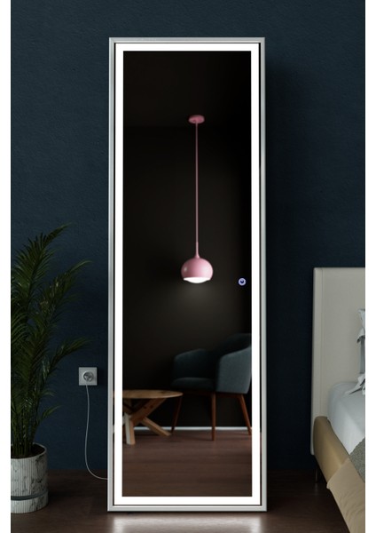 LED Işıklı Boy Aynası Lazer Kumlamalı 60X180 cm fırsatları