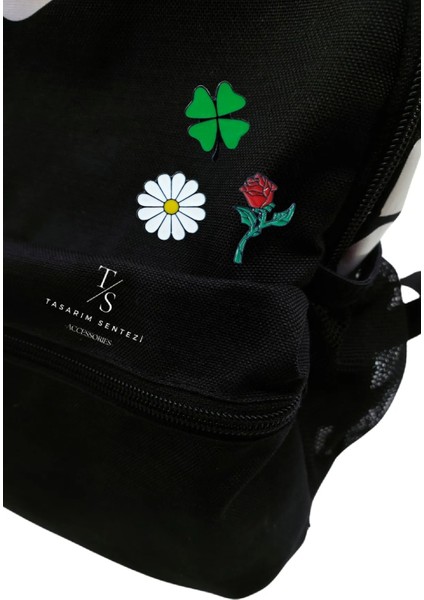 Rozet Metal Broş 3'lü Yonca Papatya Gül Çiçek Dal Yaka Okul Çanta Kıyafet Şapka Takı fırsatları