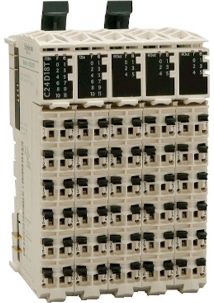 , TM5C24D12R , Kompakt G/Ç Genişletme Bloğutm5 - 36 G/Ç - 24 Dı - 12 Do Röle