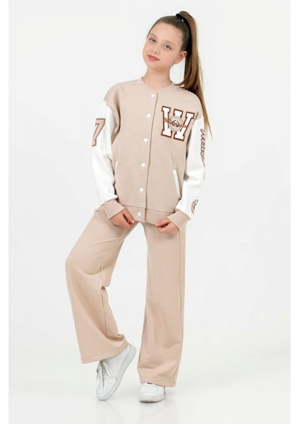 Kız Çocuk Geniş Paça Okul Pantolonu Beli Lastikli Spor Eşofman Altı fiyatları