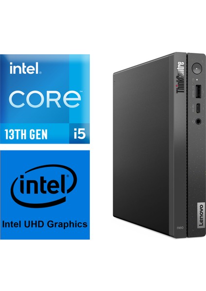 Thinkcentre Neo 50Q G4 I5-13420H 64GB 2tb SSD Freedos Mini Masaüstü Bilgisayar 12LN006KTR 006