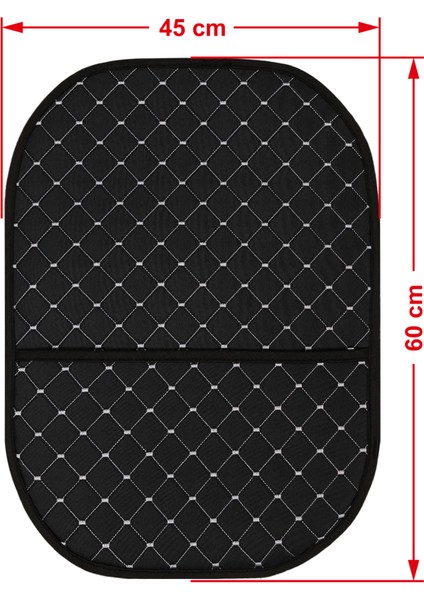 Blackdot Serisi Dokuma Kumaş Oto Koltuk Arkası Koruyucu Cepli Organizer 2 Adet modelleri