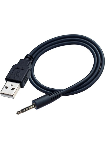 USB 2.0 To 2.5mm 4 Boğum Stereo 4 Kutuplu Şarj ve Data Kablosu
