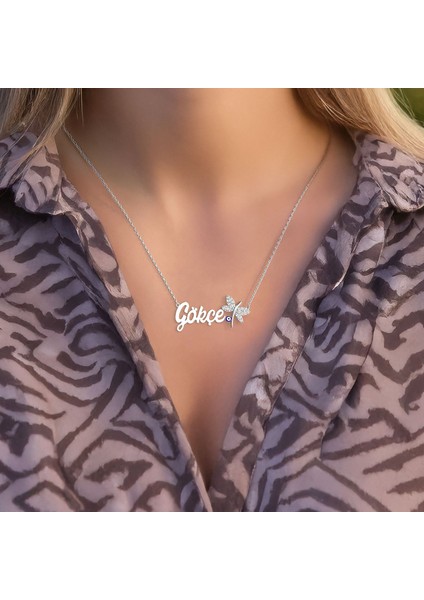 Nazar Mineli Yusufçuk Isimli Beyaz Gümüş Kolye fiyatları