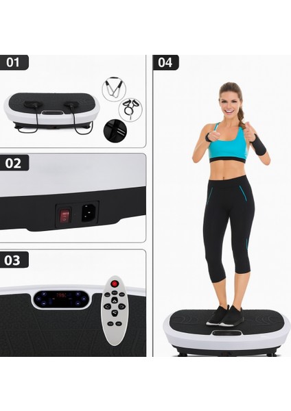 2d Özellikli Bluetoothlu Kondisyon Aleti ve Egzersiz Aleti Crazyfit - Müzik Özellikli modelleri