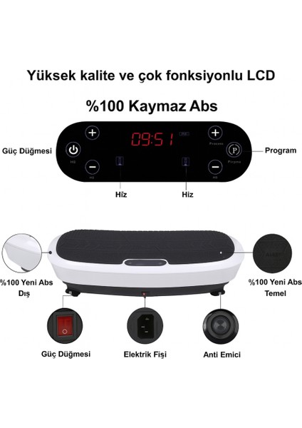 2d Özellikli Bluetoothlu Kondisyon Aleti ve Egzersiz Aleti Crazyfit - Müzik Özellikli indirimleri