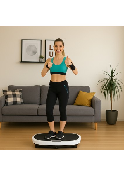 2d Özellikli Bluetoothlu Kondisyon Aleti ve Egzersiz Aleti Crazyfit - Müzik Özellikli