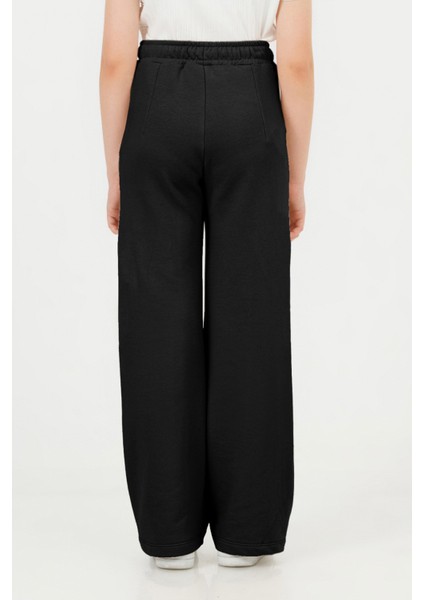 Kız Çocuk Geniş Paça Okul Pantolonu Beli Lastikli Spor Eşofman Altı fiyatları