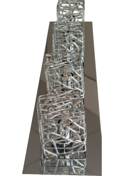 Modern Krom Aynalı 4 Lü Avize Işık Aydınlatma modelleri