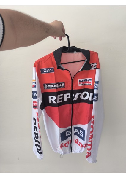 Honda Repsol Kaplamalı Motorcu Yağmurluğu