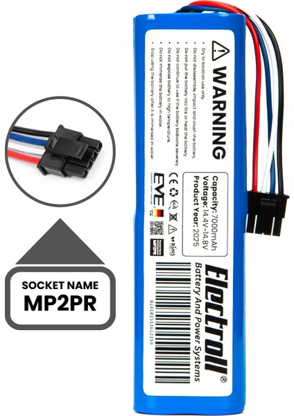 Trouver Finder Rls3 Uyumlu Batarya (Maksimum Kapasite) 7000MAH Robot Süpürge Bataryası indirimleri