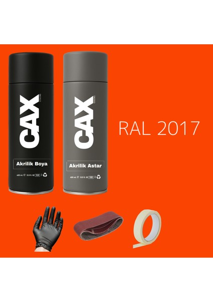 Sprey+Astar Premium Özel Yapım Akrilik Sprey Boya Seti 400 ml (Araba-Metal-Plastik-Ahşap)