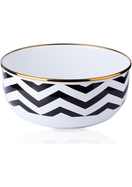 Zigzag Emaye Karıştırma Kabı 4lt