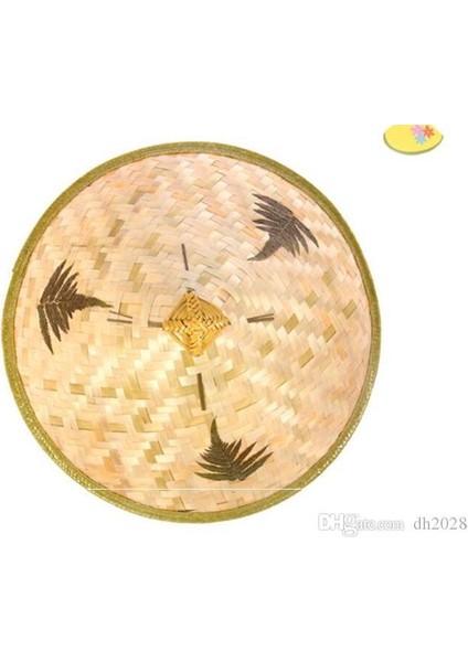 Naturel Renk Cambodia Kamboçyalı Vietnam Şapkası PVC Hasır fırsatları