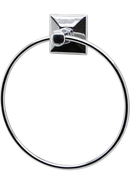 Yapışkanlı Yuvarlak Metal Havluluk (5047)