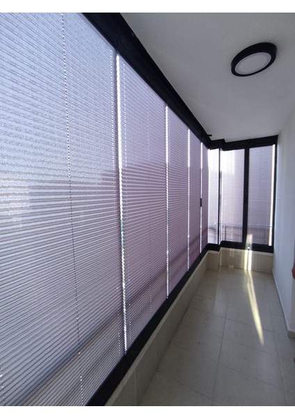 Eylül Plise Katlanır Cam Balkon Perdesi - Ofis Perdesi fiyatları