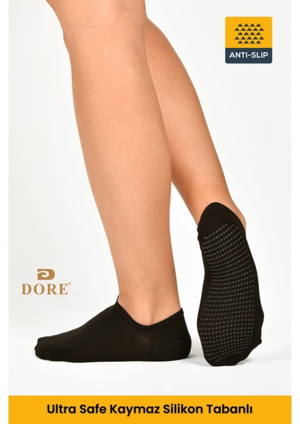 Orijinal Unisex 3 Çift Kaymaz Silikon Tabanlı Fitness Pilates Yoga Kaydırmaz Hac Umre Tavaf Çorabı modelleri
