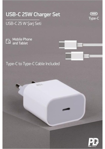 Samsung Galaxy S21 Plus Için 25 Watt Süper Hızlı Şarj Aleti