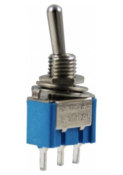 "139c" 6 Mm Toggle Switch Iğne Ayak On/Off Anahtar 3 Pin