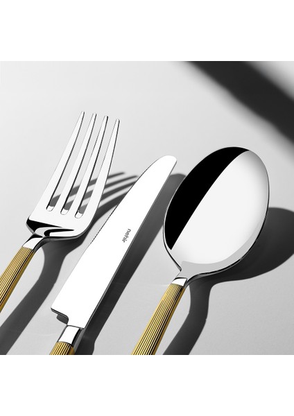 Maria Altın Sade 12 Kişilik 84 Parça Kutulu Çatal Kaşık Bıçak Takımı fiyatları