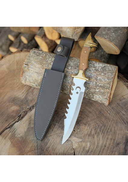 Av Bıçağı 34 cm - Ay Yıldız Desen