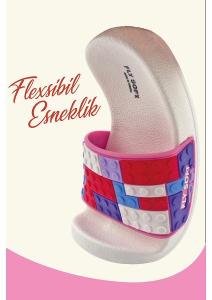 Anatomik Taban Pembe Kız Çocuk Terlik (30-35 Arası) Flexsıbıl Esneklik indirimleri