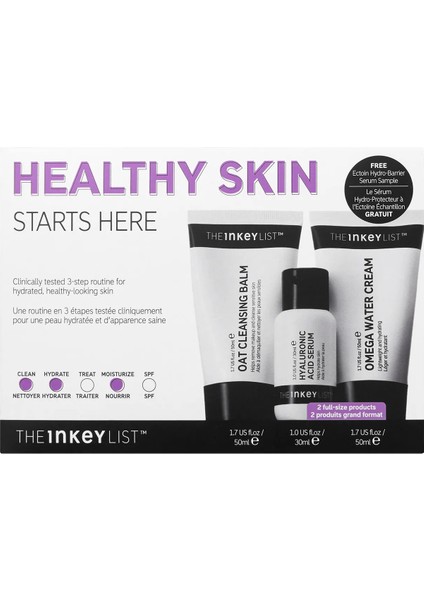 Healthy Skin Starts Here - Nemlendirici Bakım Seti 50 ml + 30 ml + 50 ml + 2 ml