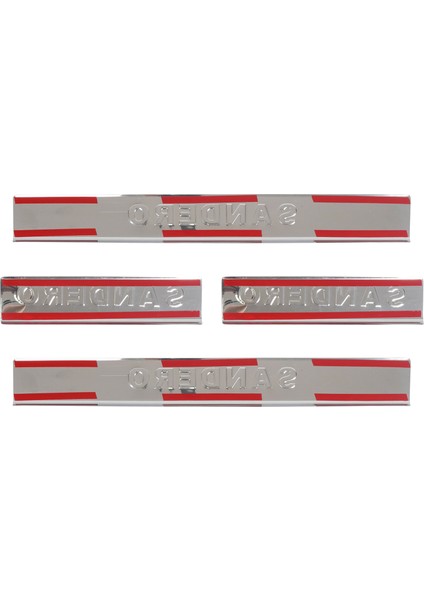 Dacia Sandero Uyumlu 2012 ve Üzeri Krom Kapı Eşiği 4 Parça Paslanmaz Çelik modelleri