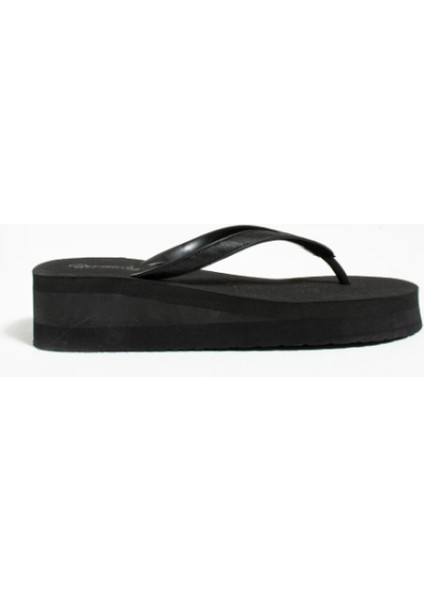 Platform Topuk 4.5 cm Parmak Arası Pvc Acıtmaz Plaj Günlük Terlik fırsatları