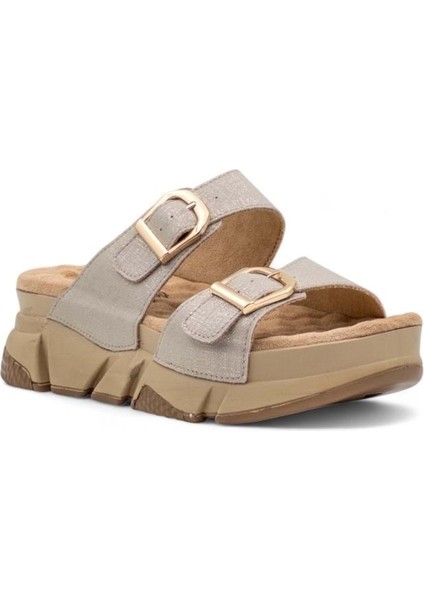 Kiirus 35244-196 Anatomik Taban Kadın Terlik Bej 36-40 modelleri