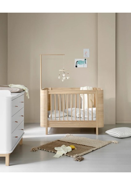 Wood Mini+ Beşik 74X126 cm (Oak) indirimleri